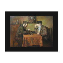 Chess Game Postcard