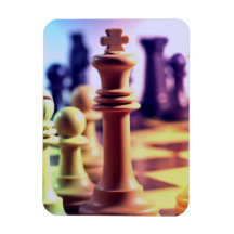 Chess Game  Premium Magnet