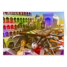 chess game The Queen Card