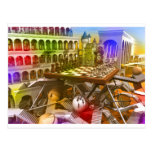 chess game The Queen Postcards