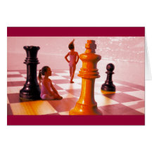 Chess Girls Cards