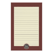 Chess is Life Red Customized Stationery