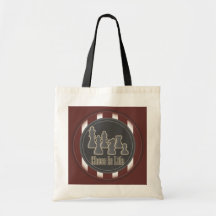Chess Is Life Red Tote Bag