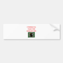 chess joke bumper sticker