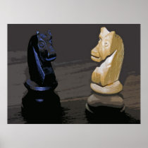 Chess Knights / Horses Print