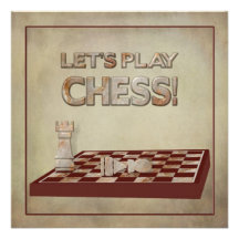 CHESS PARTY INVITATION -  MULTI-USES