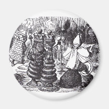 Chess Pieces Magnet