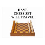chess players postcards
