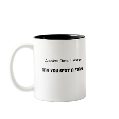 Chess Position - Can You Spot a Fork? Coffee Mugs by Chess_Arts