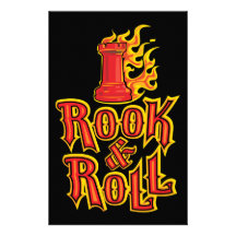 Chess Rook & Roll Stationery Design