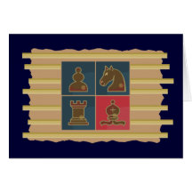 Chess Squares Greeting Card