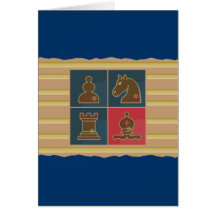 Chess Squares Greeting Cards