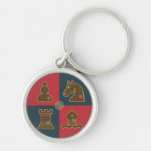 Chess Squares Keychains