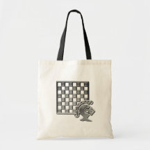 Chess Strategy Environmental Tote Canvas Bags