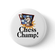 Chess T-shirts and Gifts. Pinback Button