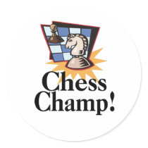 Chess T-shirts and Gifts. Sticker