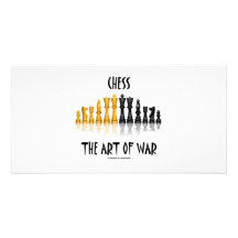 Chess The Art Of War (Matisse Font) Photo Greeting Card