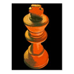 Chess, White King, Stylised (1) Postcards