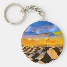 Chess world key chain