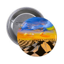 Chess world pinback button