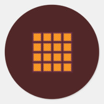 Chessboard Algebra Round Sticker