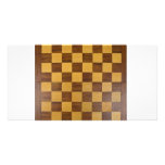 chessboard photo card template