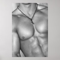 Chest Gym Wall & Health Club Poster