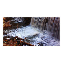 Chester Bowl Waterfall Customized Photo Card