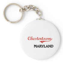 Chestertown Maryland City Classic Key Chain