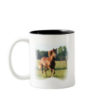 Chestnut Galloping Horse Coffee Mug