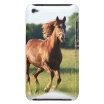 Chestnut Galloping Horse iTouch Case casemate cases