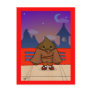 Chestnut in kimono Postcard