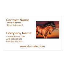 Chestnut Unicorn Business Cards
