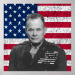 Chesty Puller and The American Flag Posters