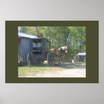 Cheval amish posters