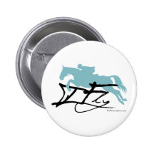 Cheval de pullover de chasseur pin's avec agrafe