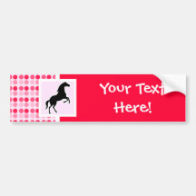 Cheval mignon autocollants pour voiture