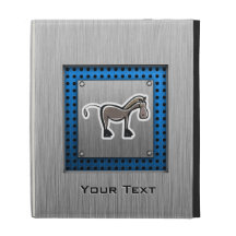 Cheval mignon ; Métal-regard Étuis iPad Folio