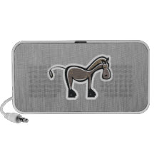 Cheval mignon ; Métal-regard Haut-parleurs Mobiles