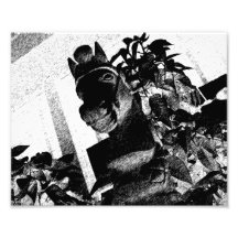 Cheval noir photos sur toile