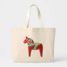 Cheval rouge de Dala de Suédois Sac Fourre-tout