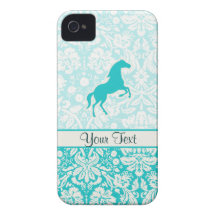 Cheval turquoise coque iPhone 4 Case-Mate
