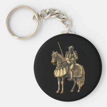 Chevalier monté porte-clé