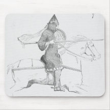 Chevalier normand tapis de souris