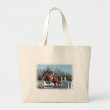 Chevaux et exposition sautant Fourre-tout enorme Sacs