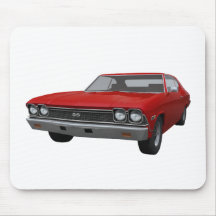 Chevelle 1968 solides solubles : Finition rouge Tapis De Souris
