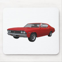 Chevelle 1969 solides solubles : Finition rouge Tapis De Souris