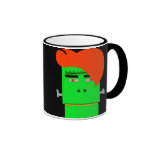 Cheveux d'orange de choc du monstre de Frankenstei Mug