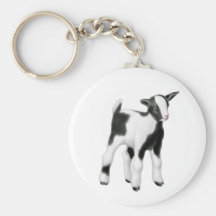 Chèvre mignonne Keychain de bébé Porte-clef