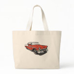 Chevrolet Bel Air - Red Tote Bags
